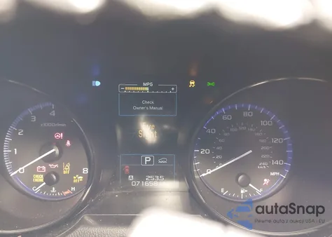 2016 Subaru Outback 2.5I Premium z USA, uszkodzony, nr VIN 4S4BSBFC7G3346566